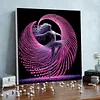 Framed Dancing Ballerina-Pearls Painting Kit DIY Diamond Painting Pearl Dot Crafts 30*30CM