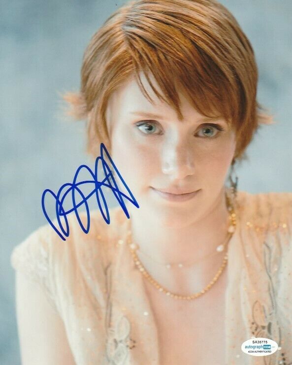 *SEXY* BRYCE DALLAS HOWARD SIGNED 8x10 Photo Poster painting #2 THE VILLAGE ACOA COA