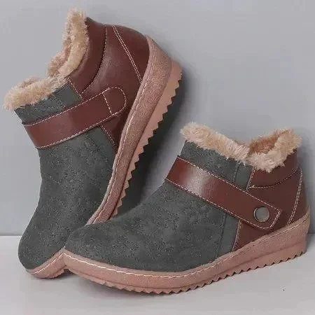 🔥Last Day 49% OFF -Winter round head wool non-slip snow boots