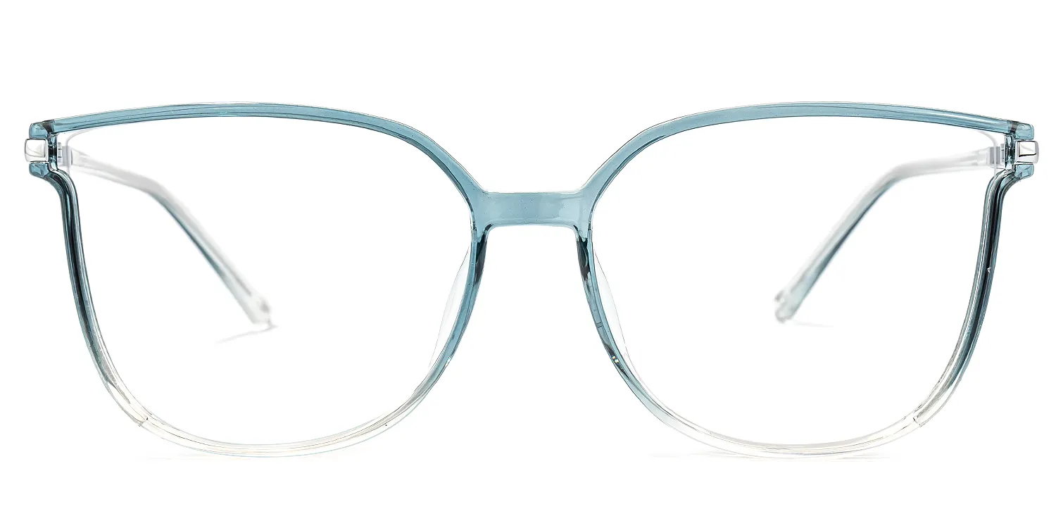 Walden Blau Cateye Brille Blau