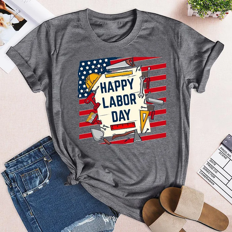 Happy Labor Day T-Shirt-04417-Annaletters