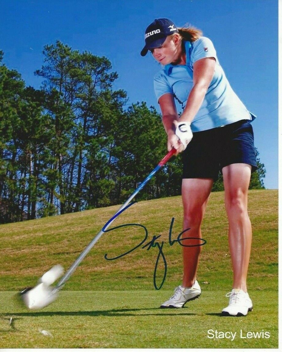 Stacy Lewis Autographed 8x10 LPGAC730