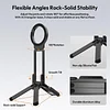 Portable MagLock Mountaineering Buckle Mobile Phone Photography Stand Tripod Magsafe Magnetic Handheld Selfie Stick