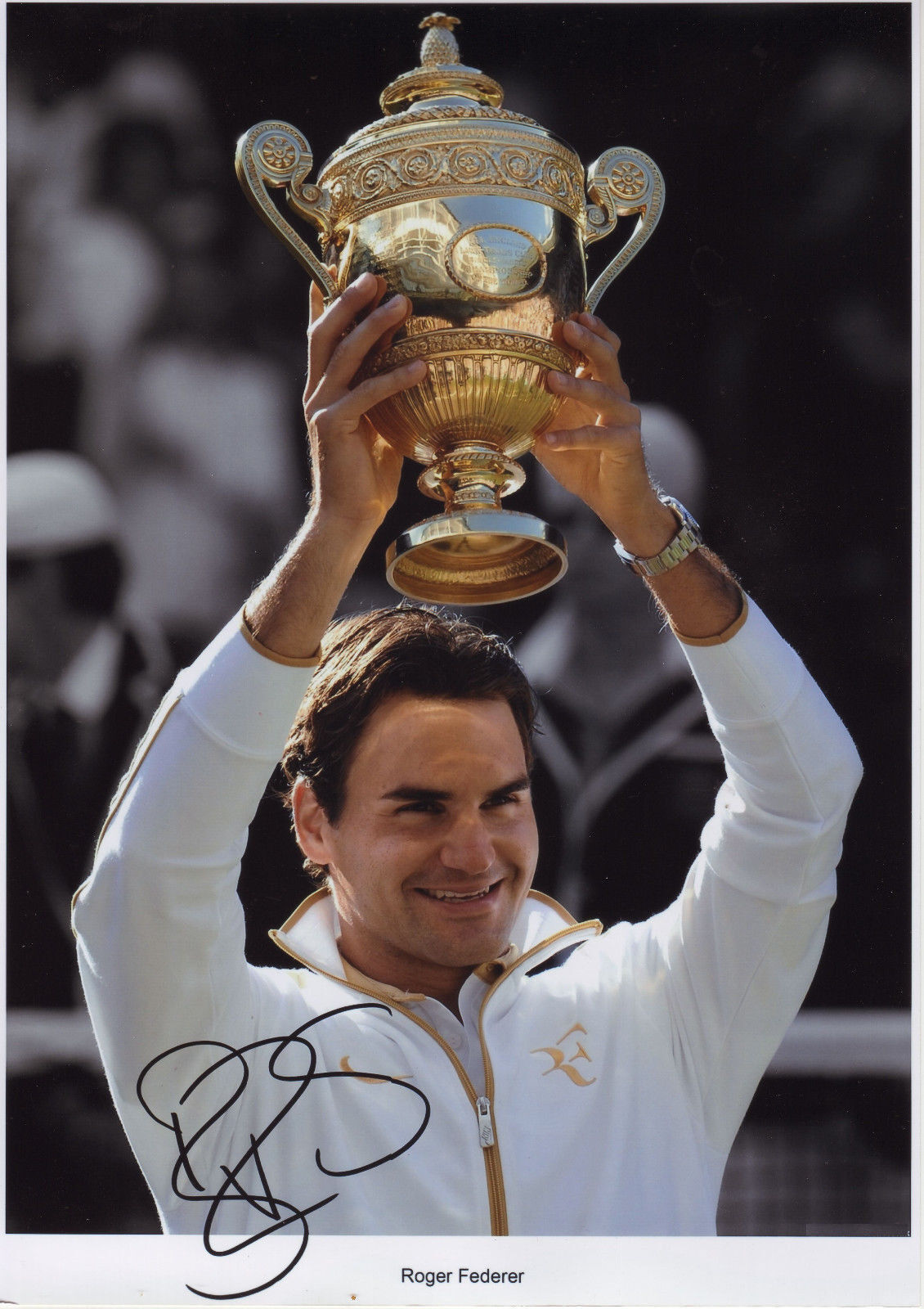 ROGER FEDERER AUTOGRAPH SIGNED PP Photo Poster painting POSTER