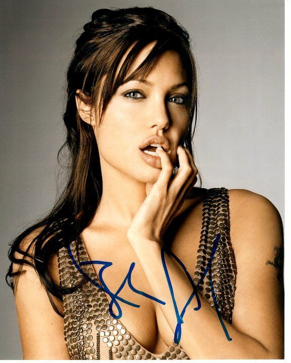 ANGELINA JOLIE Signed Autographed Photo Poster painting