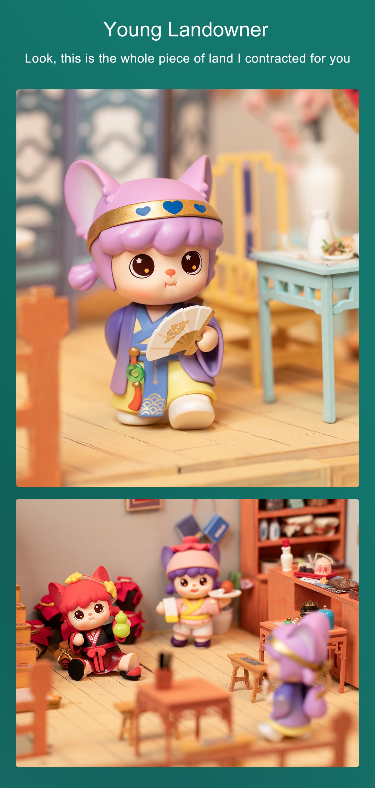 Rolife Blind Box Figure Surprise Dolls - HANHAN NAI Martial Arts Fairy