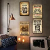 4PCS Wanted - Metal Tin Signs Set(8*12Inch)