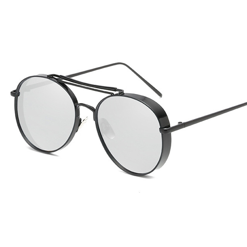 Mature Ladies & Men Fashion Metal Sunglasses