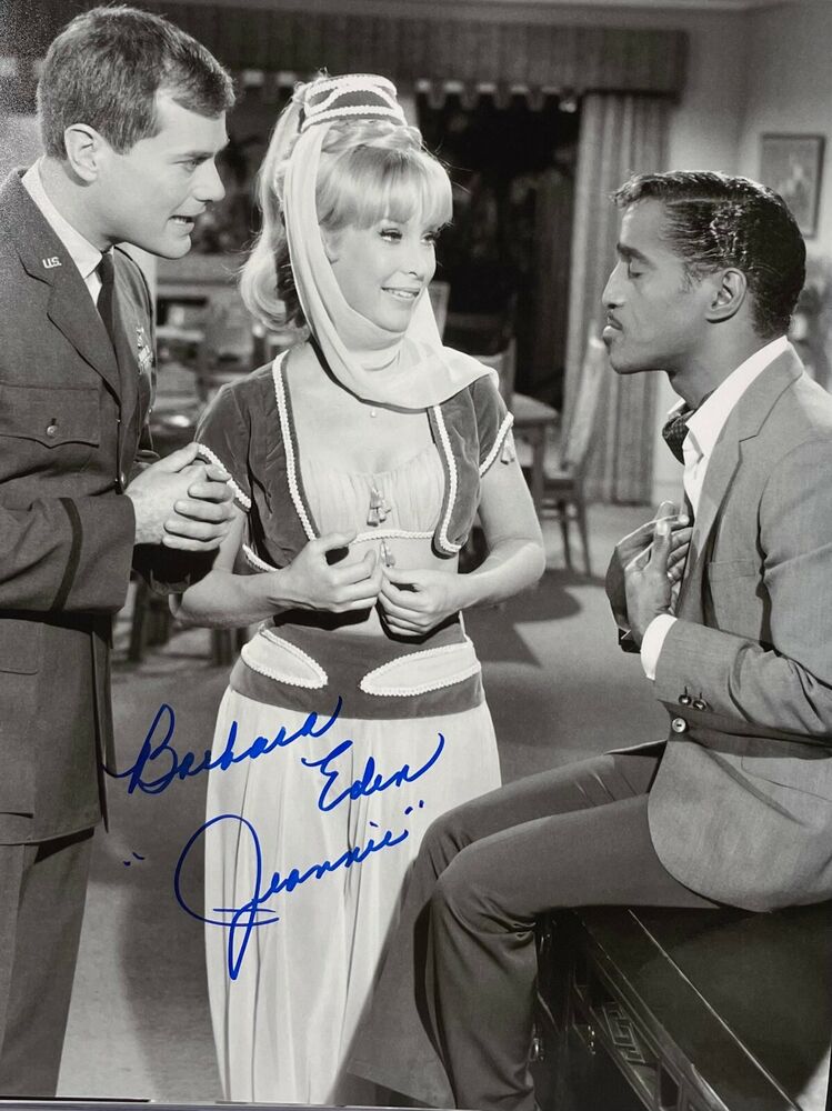 Barbara Eden I Dream of Jeannie 8x10 Photo Poster painting #104 signed at The Hollywood Show