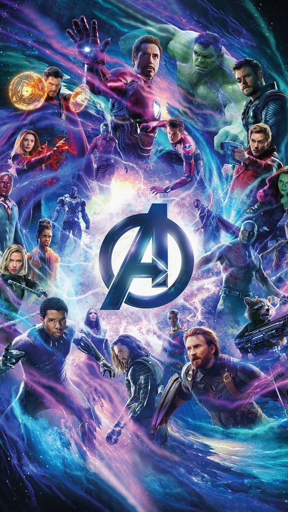 Marvel Movie Poster 70*120cm(canvas) full round drill(40 colors) diamond painting