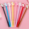 24PCS Cartoon Unicore 0.5mm Black Gel Pen School Opens Season Student Office Cute Stationery