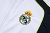 Kids Kit Real Madrid 25-26 Tracksuit White retro version Chandal