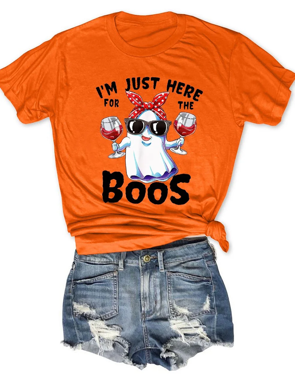 I'm Just Here For The Boos Halloween T-Shirt
