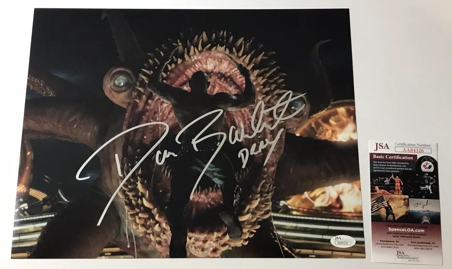 DAVE BAUTISTA Signed GUARDIANS OF THE GALAXY 11x14 Photo Poster painting Autograph JSA COA