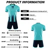 Wholesale Soccer Jersey Set Customised Digital Printing Automated Cutting for Adults Jersey Uniform
