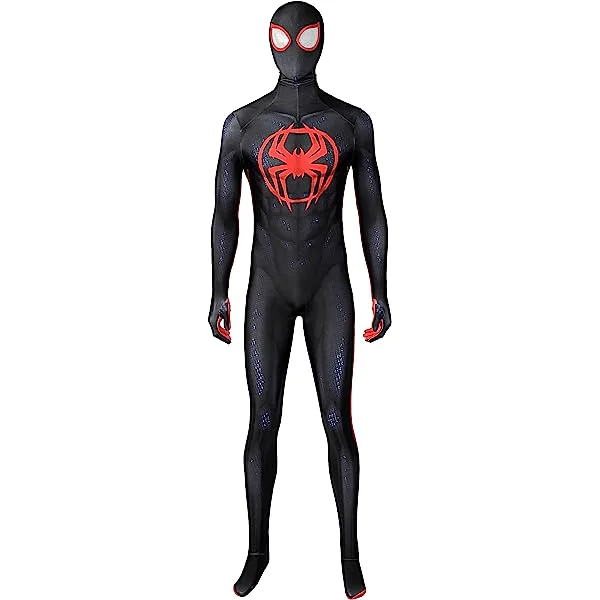 2023 New Spidermen Zentai 2099 Miguel O'Hara Cosplay Costume Superhero Jumpsuit Bodysuit Across Verse
