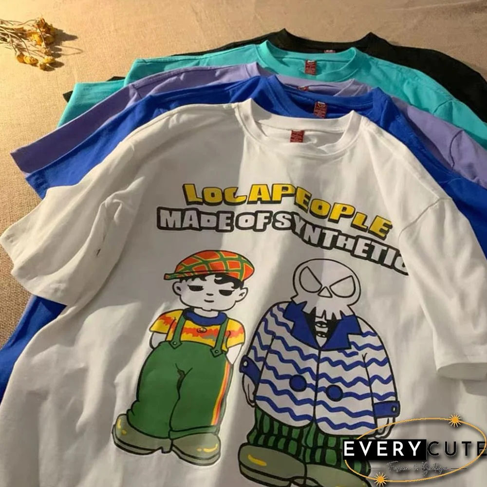 Unisex Fun Print Oversized T-Shirt