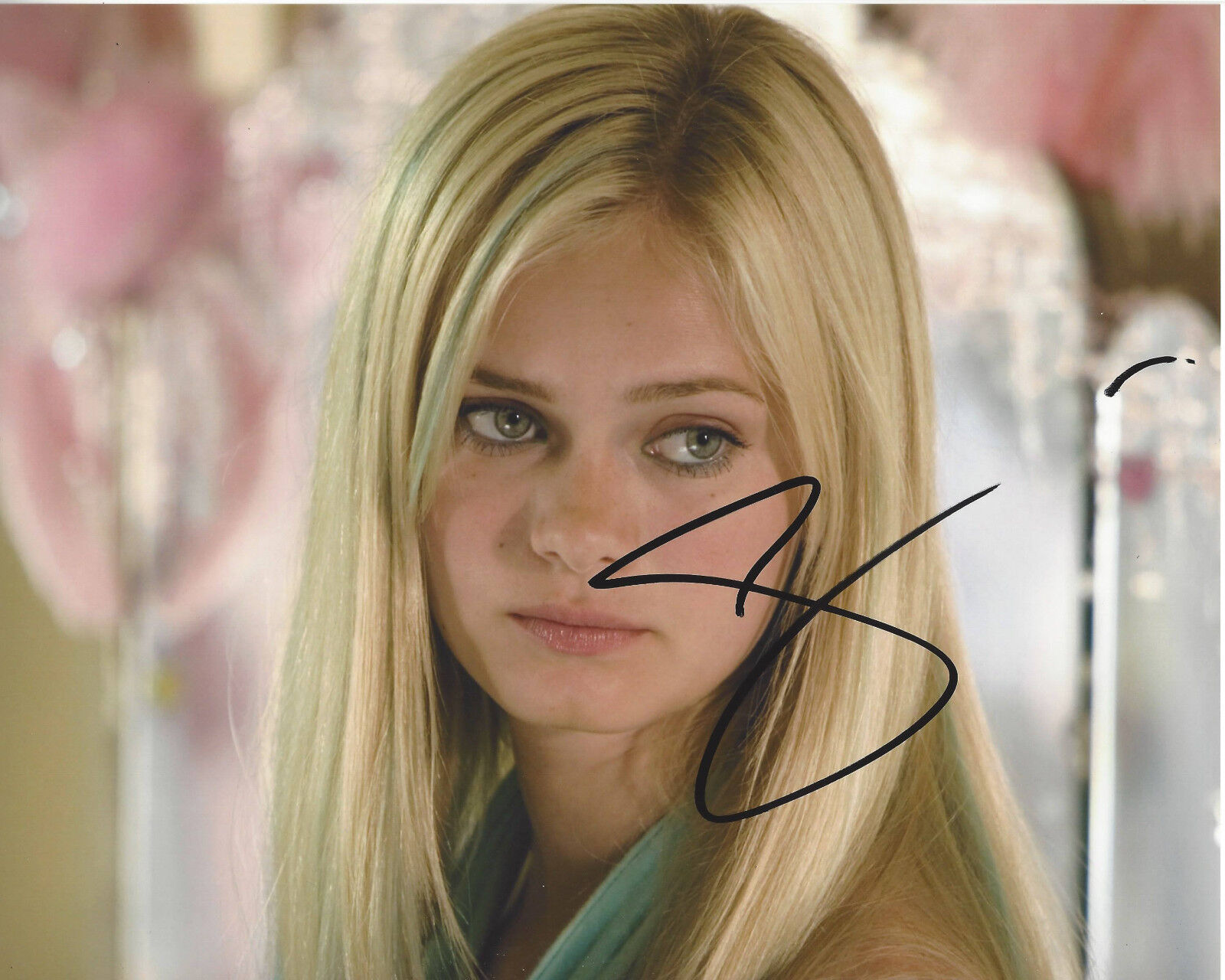 SARA PAXTON SIGNED AUTHENTIC SEXY 'AQUAMARINE' 8x10 Photo Poster painting D w/COA ACTRESS