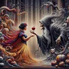 Snow White And Stepmother - 11CT Counted Cross Stitch - 50*50cm - Disney