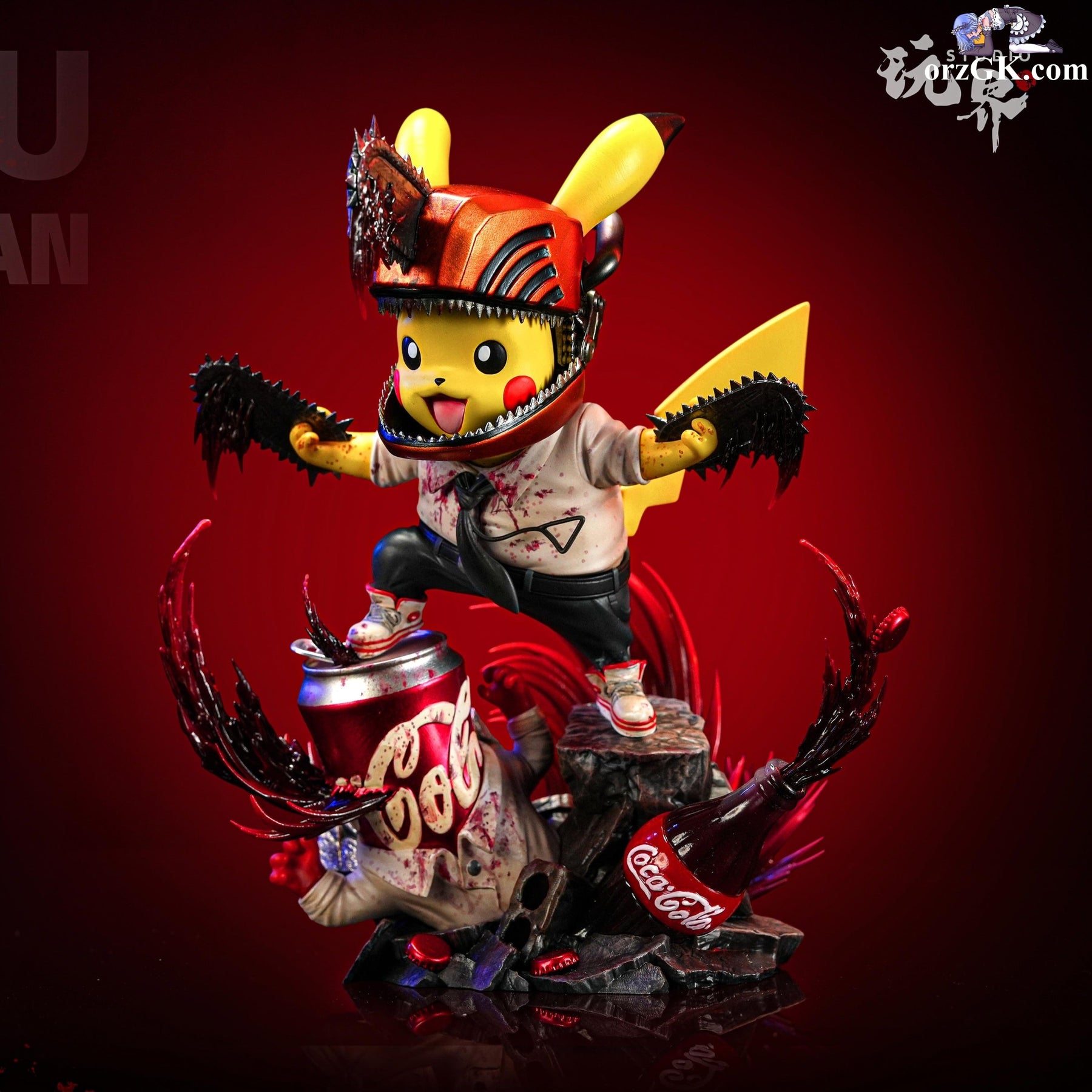 PRE-ORDER Wan Jie Studio Pokemon Pikachu & Denji Statue(GK)