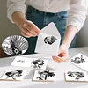 6pcs Vintage Lady DIY Diamond Painting Greeting Card Set with Envelopes Rhinestone Diamond Art Mosaic Postcards for Birthdays Thanksgiving & Special Occasion