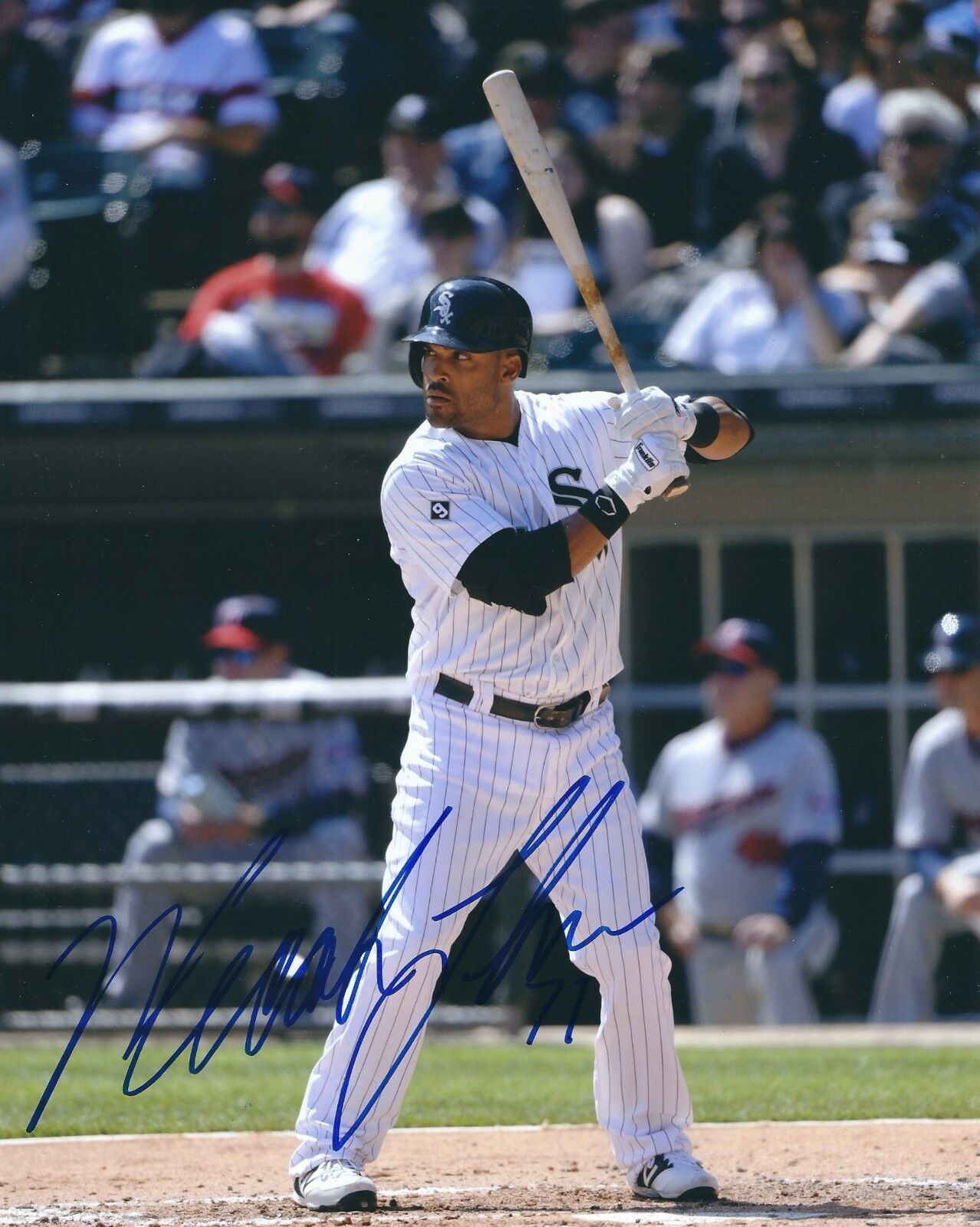 Signed 8x10 MICAH JOHNSON Chicago White Sox Autographed Photo Poster painting- COA