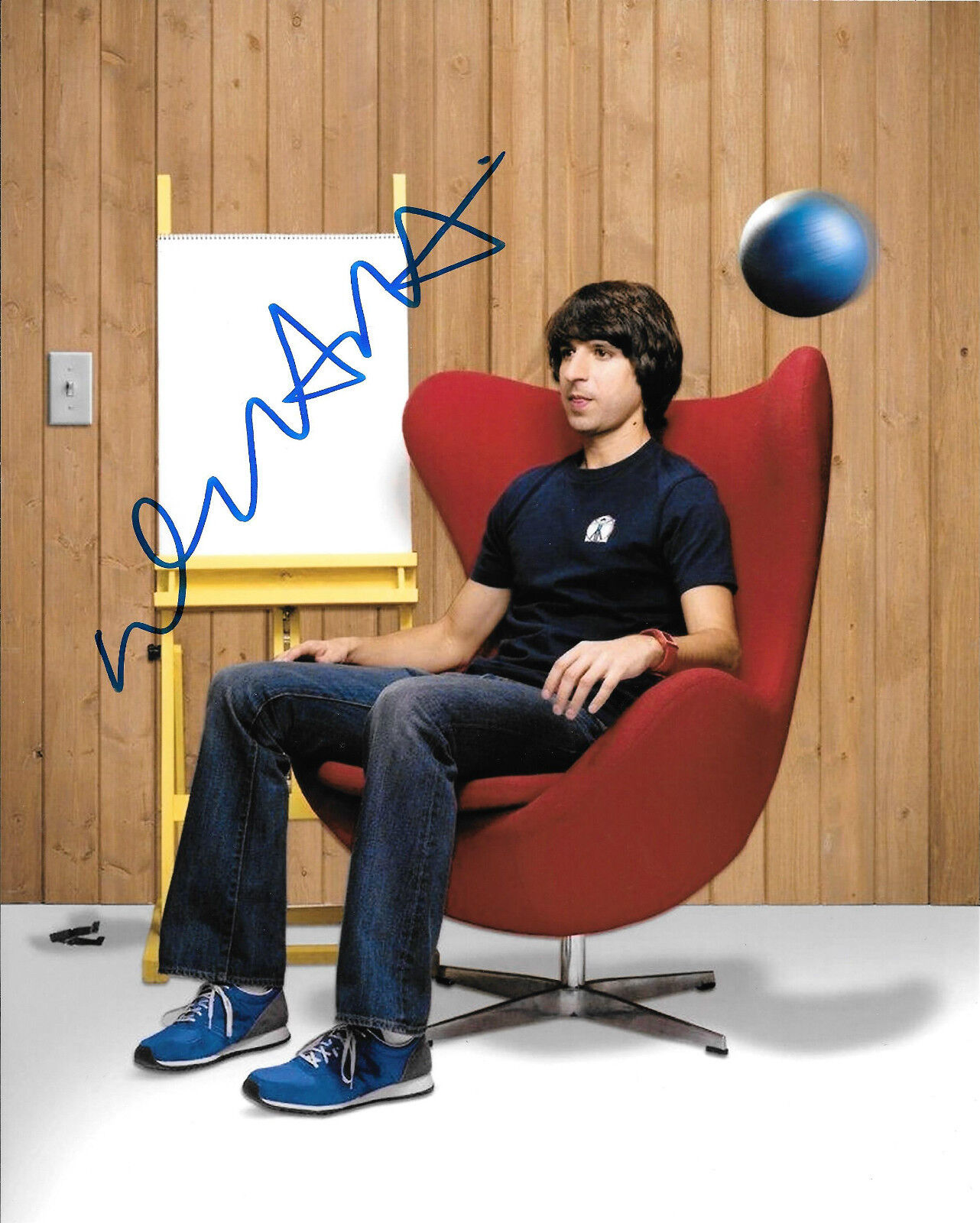 GFA Stand-up Comedian * DEMETRI MARTIN * Signed 8x10 Photo Poster painting AD1 COA