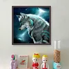 Wolf - 9CT Partial Beaded Cross Stitch Kit(39x39cm)
