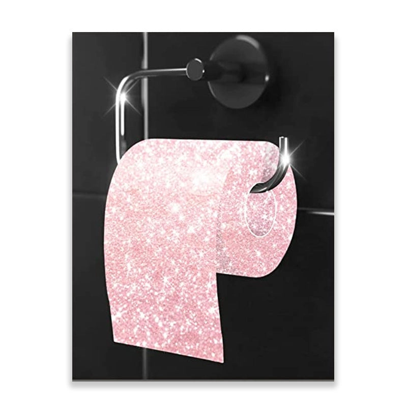 Casual Portrait High Heel Canvas Painting Wall Art