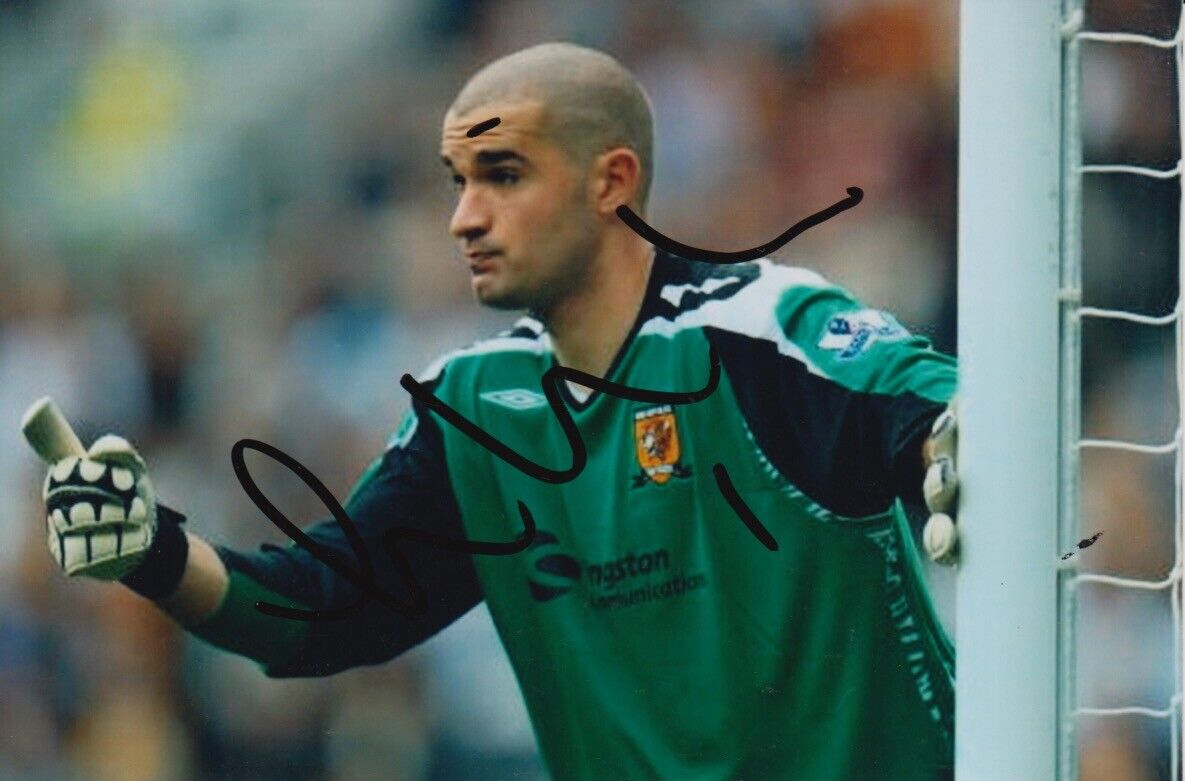 BOAZ MYHILL HAND SIGNED 6X4 Photo Poster painting - FOOTBALL AUTOGRAPH - HULL CITY 2.