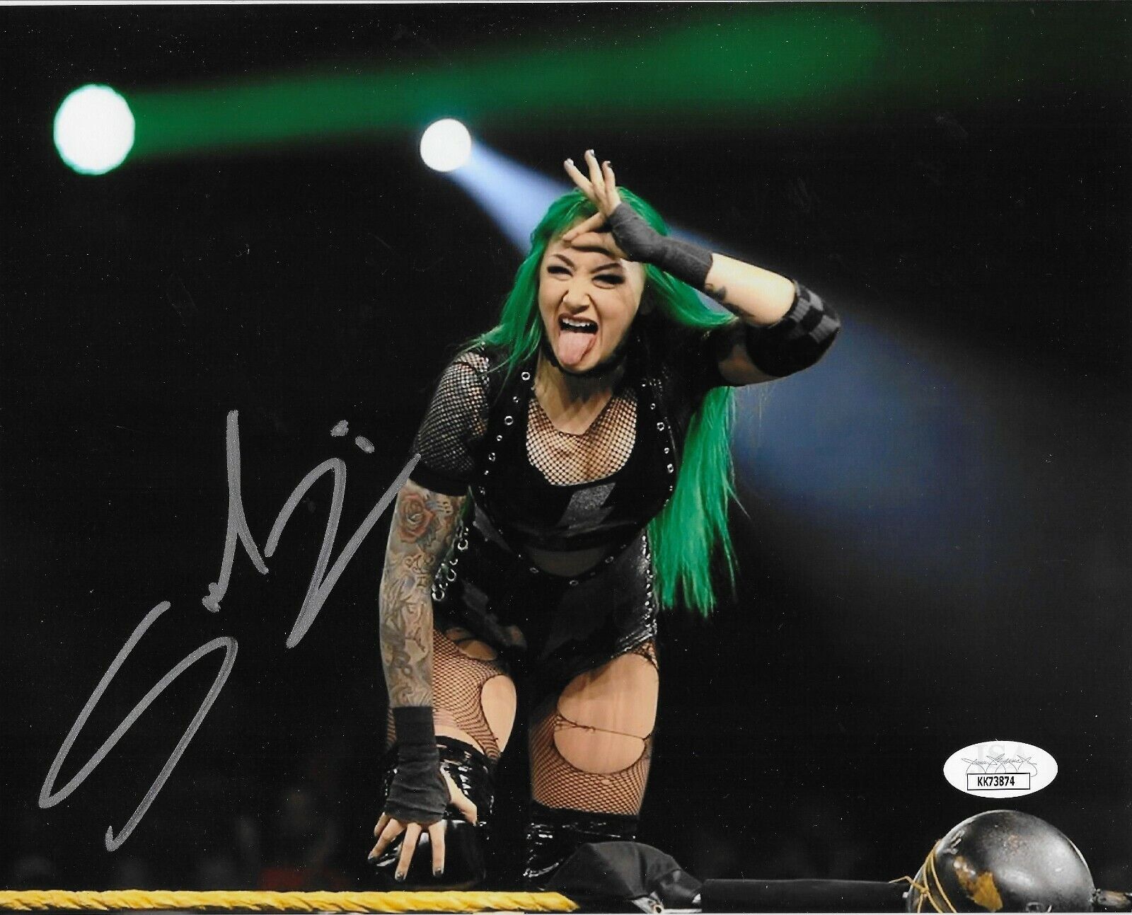 SHOTZI BLACKHEART WWE NXT SIGNED AUTOGRAPH 8X10 Photo Poster painting #3 W/ JSA COA