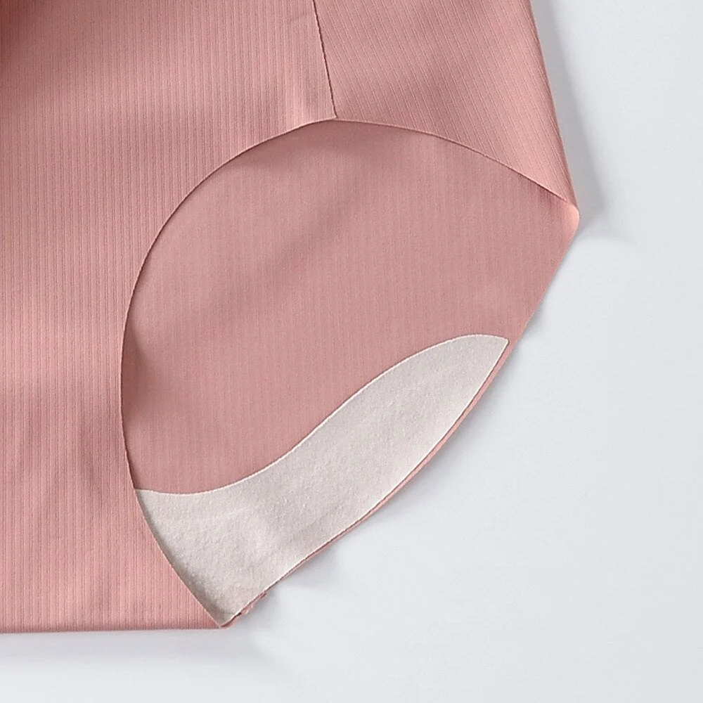 New Seamless Panties for Women High Waist Sexy Lingerie Women's Underwear Invisible Briefs Soft Solid Color Underpants Plus Size