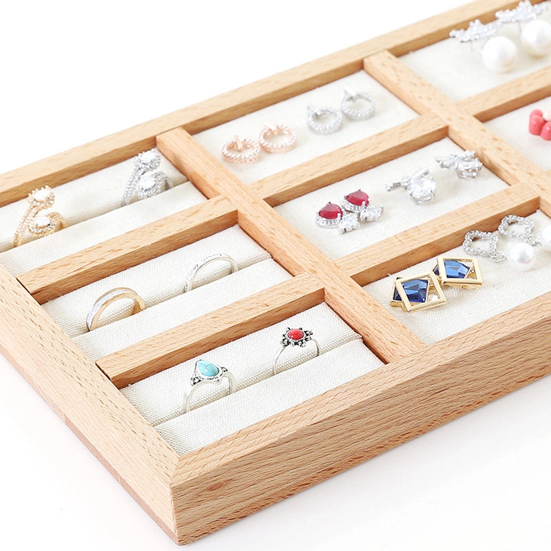 1 Piece Beech Minimalist Classic Style Geometric Jewelry Rack