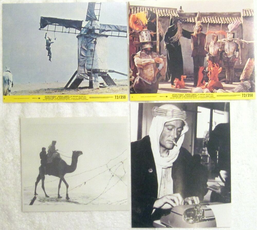 PETER O'TOOLE 8x10 Photo Poster painting LOT collection 2 LA MANCHA ORIGINALS + Lawrence Arabia