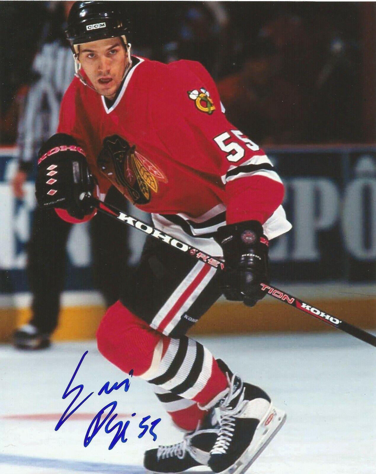 ERIC DAZE SIGNED CHICAGO BLACKHAWKS 8x10 Photo Poster painting with w/COA