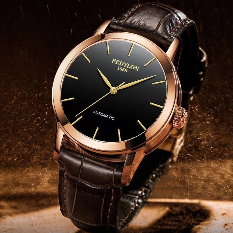 Commute Color Block Single Folding Buckle Quartz Men’s Watches