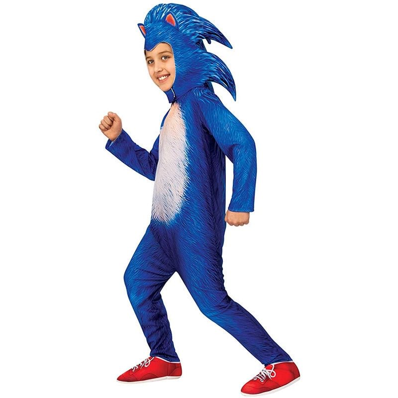 Sonic the Hedgehog Cosplay Costume for Girls and Boys-elleschic