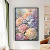 Watercolor Flowers-11CT Stamped Cross Stitch 40*60cm/15.75*23.62in (Big Size)
