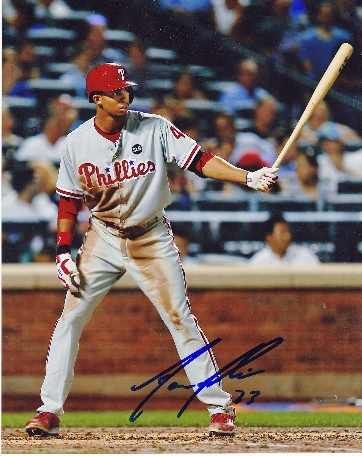 AARON ALTHERR PHILADEPHIA PHILLIES ACTION SIGNED 8x10