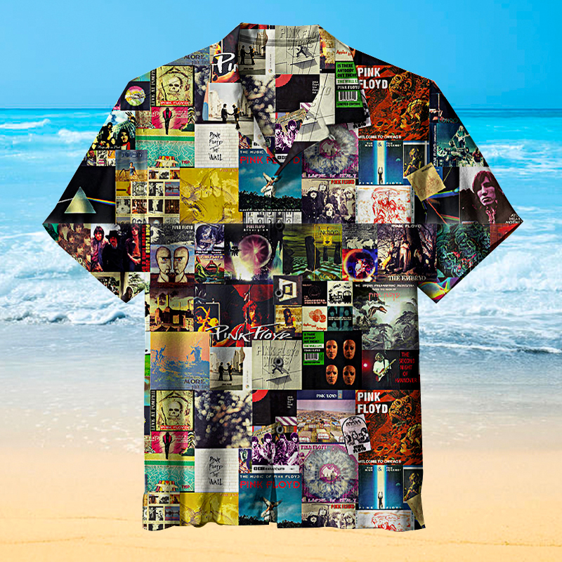 Pink-Floyd-Collage | Hawaiian Shirt – carnuoc