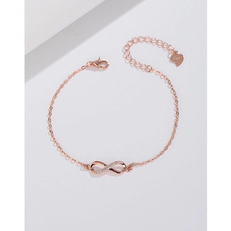 925 Sterling Silver Cable Chain Bracelets Minimalist