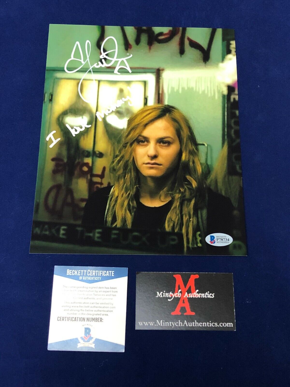 SCOUT TAYLOR-COMPTON AUTOGRAPHED SIGNED 8x10 Photo Poster painting! ROB ZOMBIE HALLOWEEN BECKETT