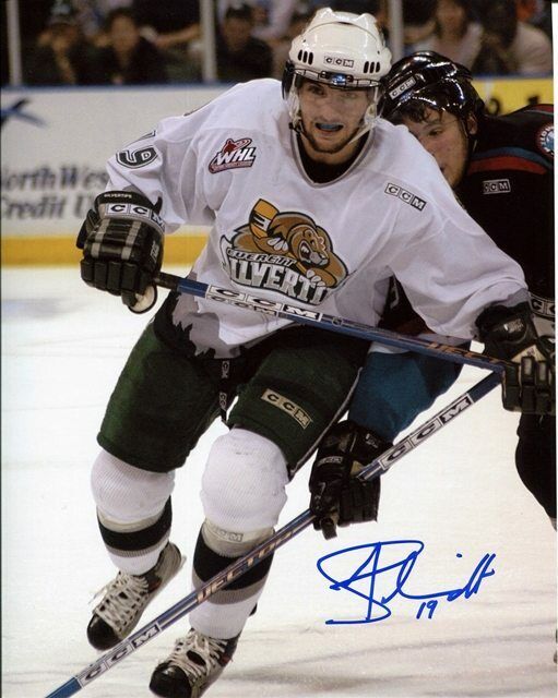 Jeff Schmidt Everett Silvertips Autographed 8x10 Photo Poster painting CFS COA