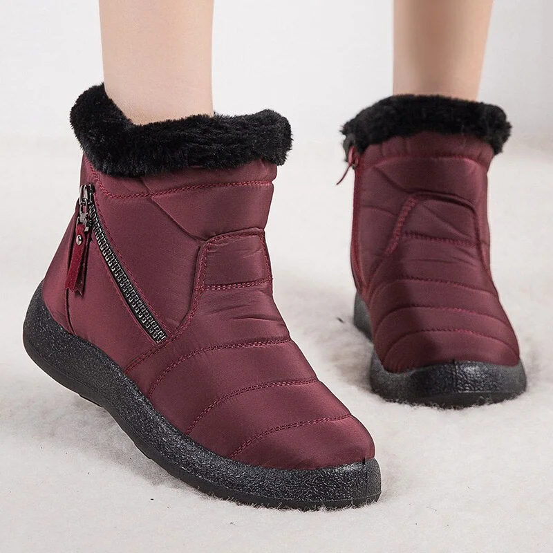 Winter Warm Women Boots Classic Snow Boots For Women New Winter Shoes Women Waterproof Fabric Ankle Botas Mujer Female Botines