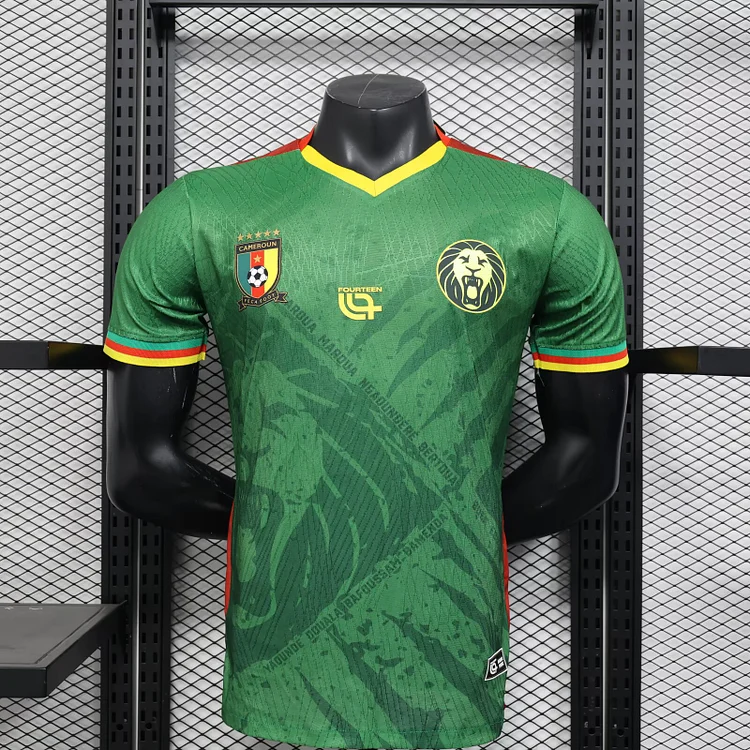 2025 Cameroon Home Jersey - Player Edition