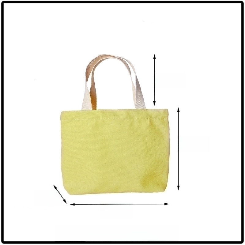 Women’s Vacation Solid Color Canvas Shopping Bags