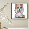 Diamond Painting-DIY Crystal Rhinestone Surprised Kitty