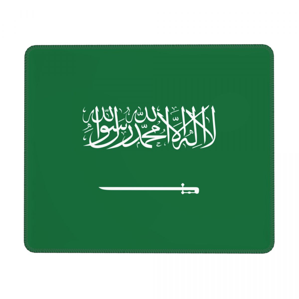 Saudi Arabia Flag Square Mouse Pad for Wireless Mouse