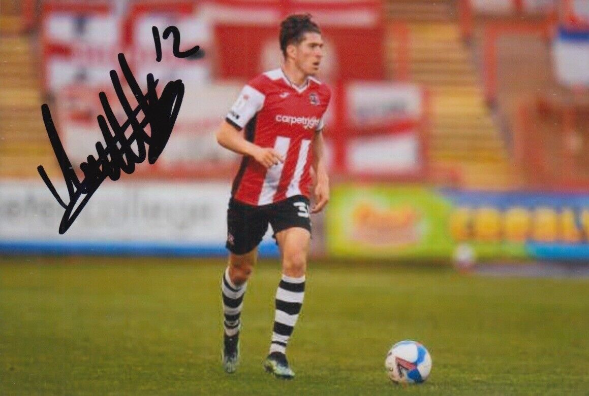 JOSH KEY HAND SIGNED 6X4 Photo Poster painting EXETER CITY FOOTBALL AUTOGRAPH 7