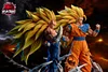 1/6 & 1/4 Scale Super Saiyan 3 Son Goku & Vegeta - Dragon Ball Resin Statue - Kylin Studio